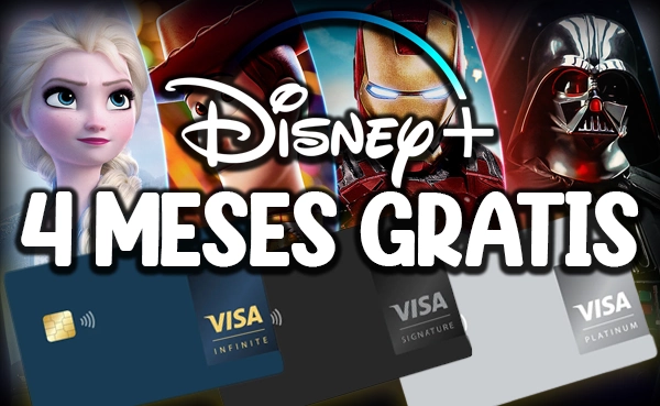 Disney+ Gratis con VISA